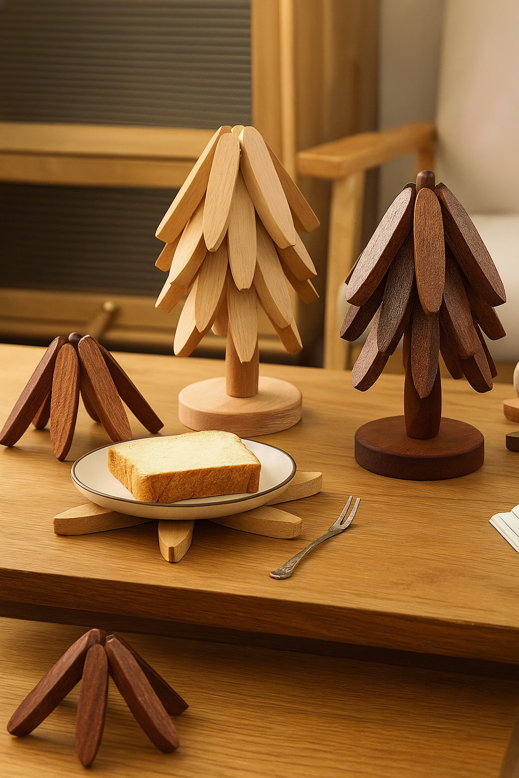 WoodLeaf Boom Onderzetter